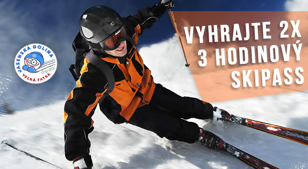 Súťaž o 3-hodinové skipasy do Jasenskej doliny v stredisku Kašova