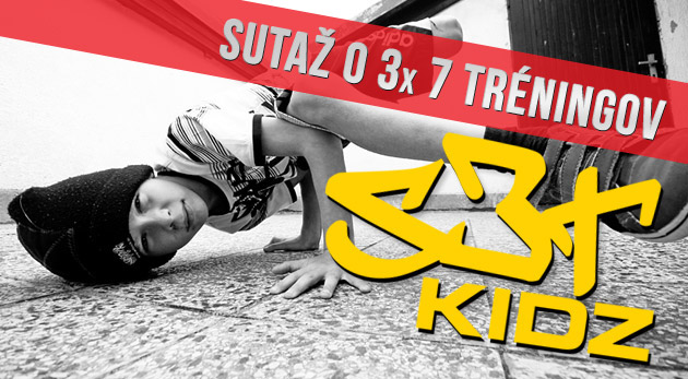 Súťaž o 3 kupóny na 7 tréningov hip-hop a break dance pre deti od 6 rokov 