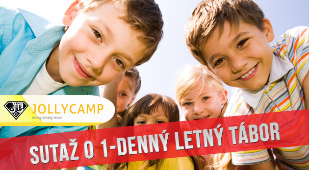 Súťaž o 5 kupónov do denného detského tábora Jolly Camp