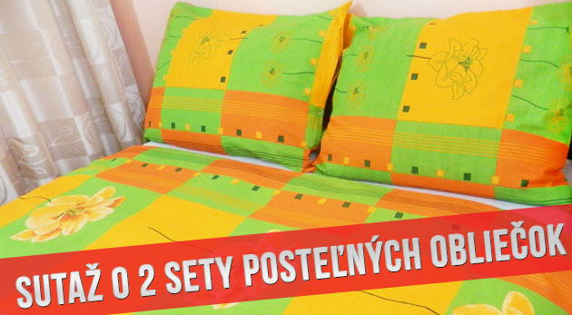 Súťaž o 2 sety posteľného prádla zo 100% bavlny