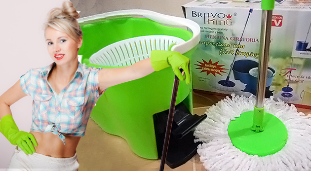 Súťaž o 2 ks pomocníka do domácnosti Magic Mop 360º s náhradnou textilnou hlavicou