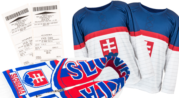Súťaž o hokejový fun balíček - 2 dresy, šále a lístky na zápas Slovensko - Nórsko