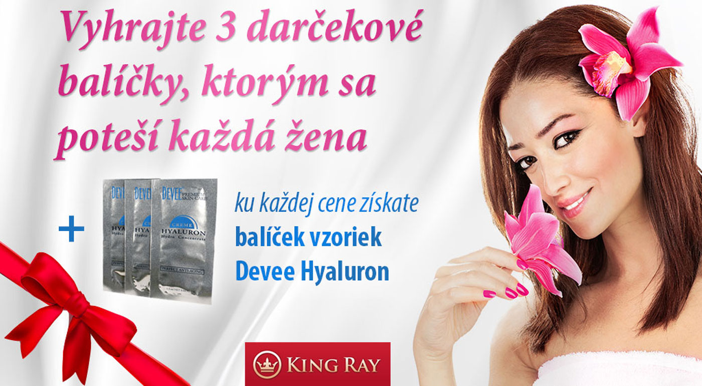 Súťaž o tri darčekové balíčky pre každú ženu