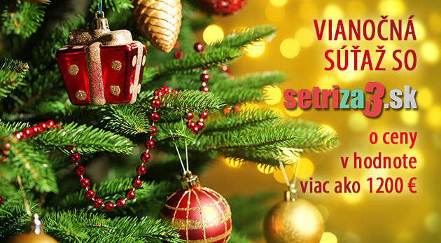 Vianočná súťaž SetriZa3.sk o nezabudnuteľné ceny
