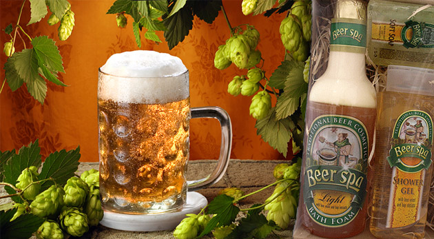 Originálne darčekové balenie pivnej kozmetiky Beer