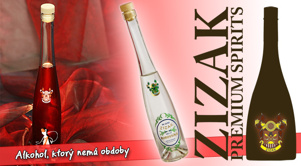 Borovička alebo likér Romance - exkluzívny alkohol skvelej chuti firmy Zizak