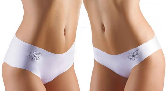 Laserom strihané bezšvové nohavičky. Krásne, luxus