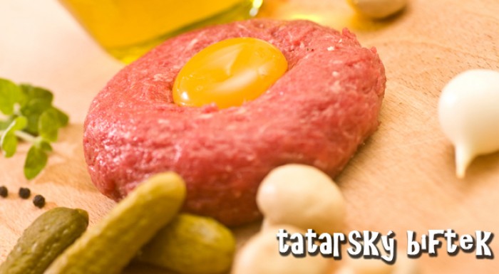 Skvelý tatarský biftek pre dvojicu u Galika v rešt