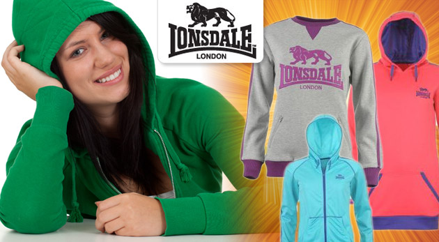Trendová dámska športová mikina LONSDALE. Kvalita 