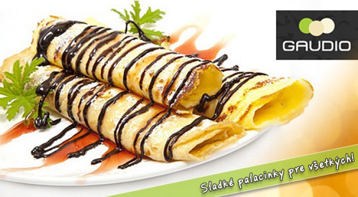 Skočte si na sladké palacinky do Gaudia.