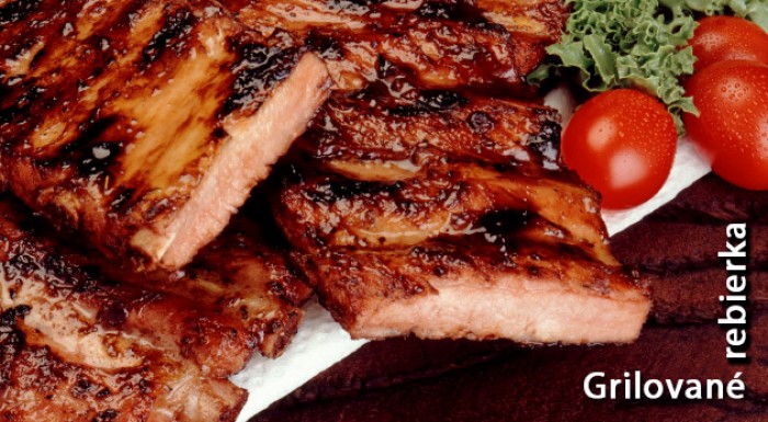 Grilované rebrá za polovičnú cenu v centre Bratisl