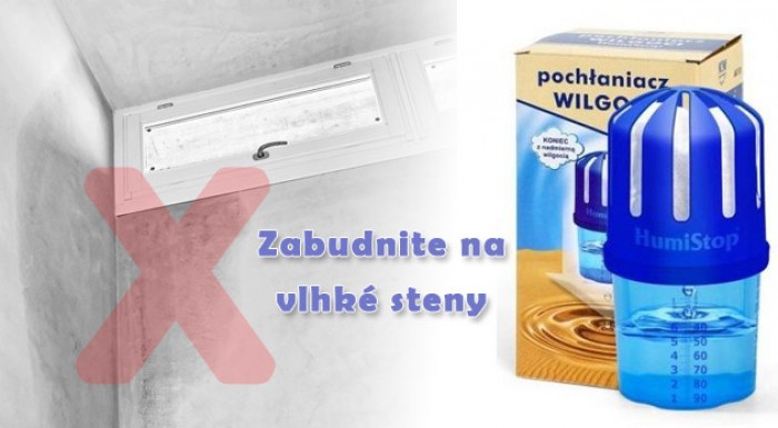 Praktický pohlcovač pachov. Zbavte sa vlhkosti vo 