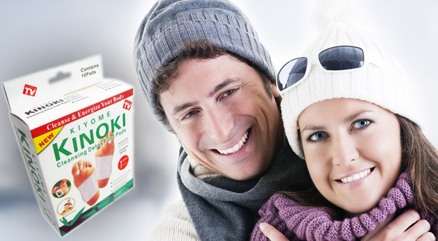 Detoxikačné náplaste KINOKI. Očistná kúra pre vaše