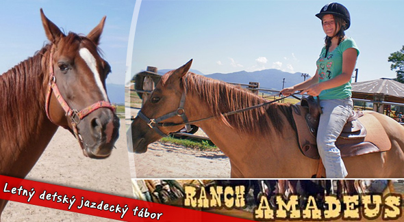 Jazdecký tábor Haliganda počas letných prázdnin pre deti od 7 do 16 rokov.