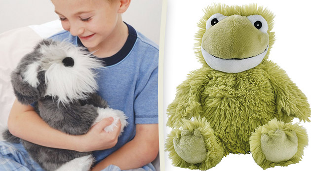 Roztomilé originálne hrejivé plyšové hračky, vankú