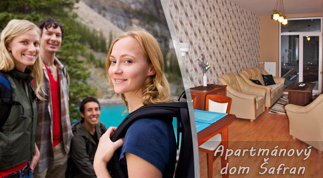 3 dňový pobyt pre dvojicu v apartmánovom dome Šafr