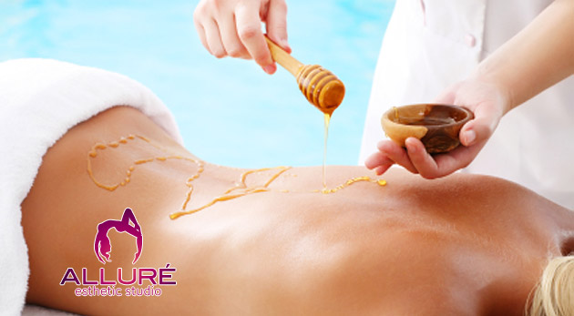 Tibetská medová detoxikačná masáž, škoricový zábal