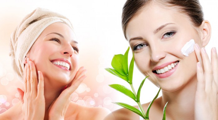 Ošetrenie tváre alebo chemický peeling luxusnou ko