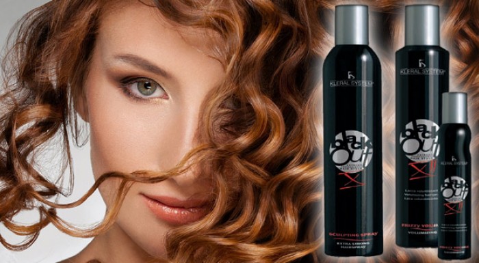 Luxusná vlasová kozmetika Styling black out. Profe