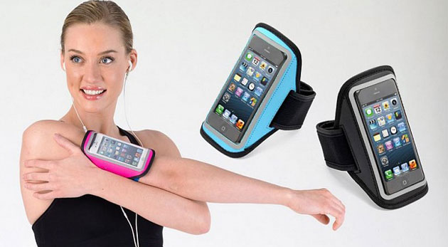 Puzdro na mobil alebo mp3 s pútkom na pripevnenie