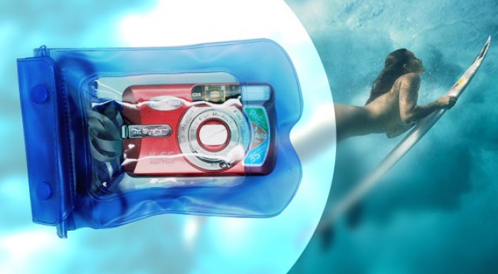 Vodotesný obal na fotoaparát a vodotesné puzdro na