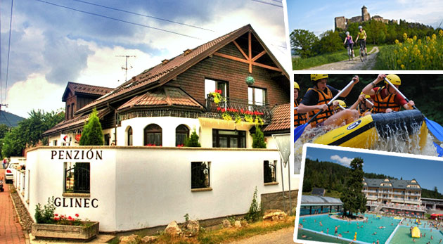 Pobyt v kúpeľoch Vyšné Ružbachy v Penzióne Glinec 