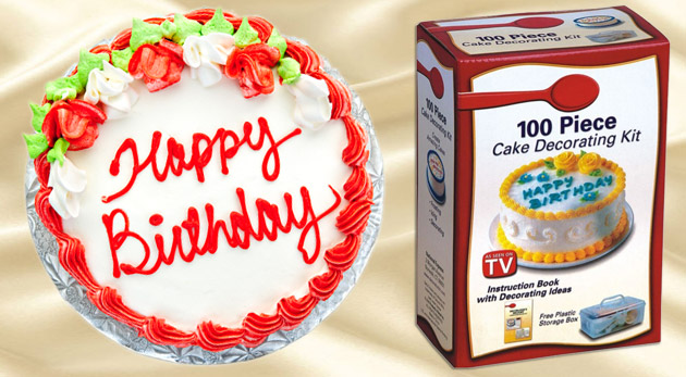 100 kusový set na zdobenie cukroviniek.