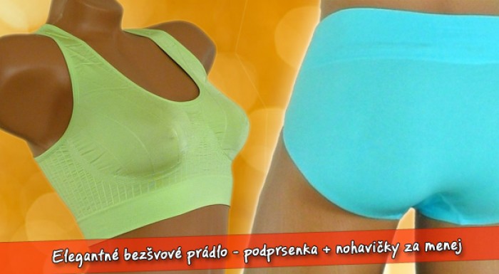 Funkčná bezšvová spodná bielizeň. Vytvorte si svoj vlastný komplet.