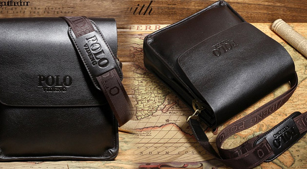 Päť "P" pánskej koženej tašky POLO - pekná, prehľa