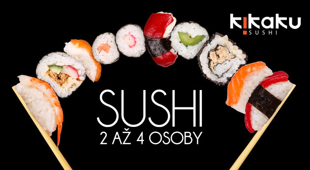 Japonská delikatesa - SUSHI set pre 2 až 4 osoby. 