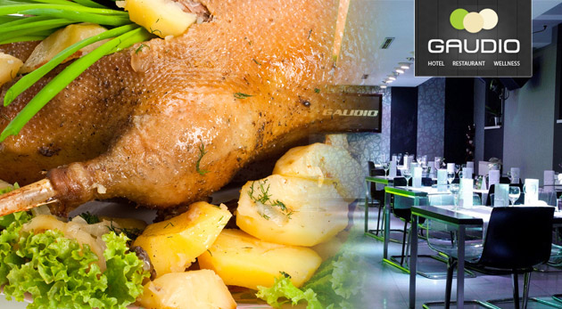 Kačacie hody v reštaurácii Gaudio pre 4 - 5 osôb s