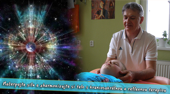 60 minútová kraniosakrálna alebo reflexná terapia.