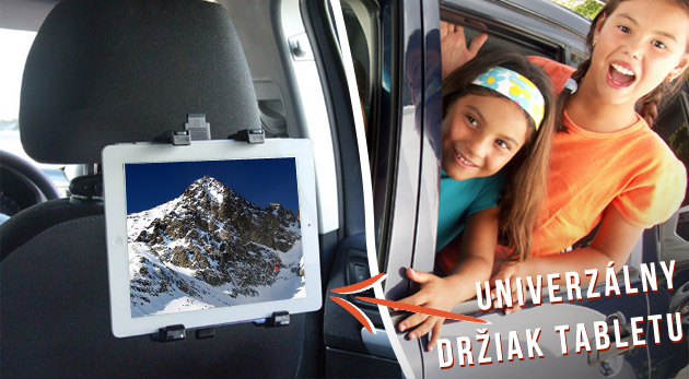 Nastaviteľný držiak tabletu do auta 