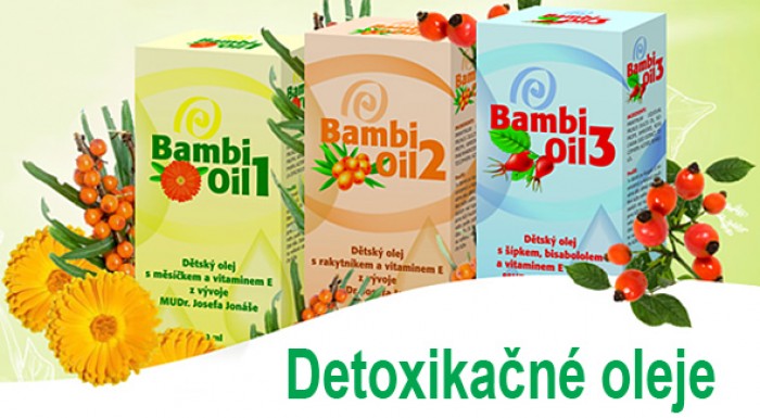 Joalis Bambi Oil - sada detoxikačných olejov pre deti a budúce mamičky.