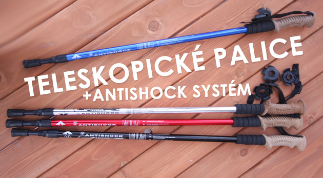 Teleskopické palice s antishock systémom