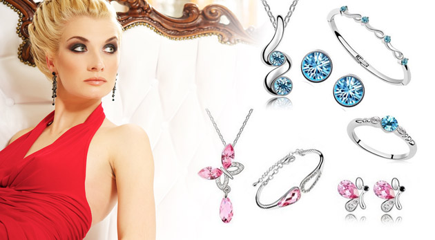 3 alebo 4 dielny set nádherných šperkov