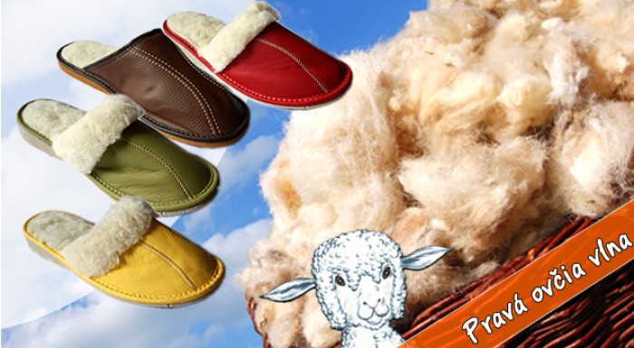 Papuče, ľadvinový pás alebo vesta z ovčej vlny