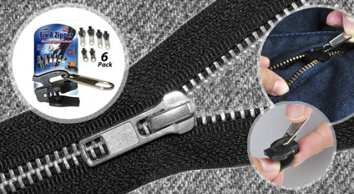 Opravár zipsov FIX ZIPPER 6 kusov.