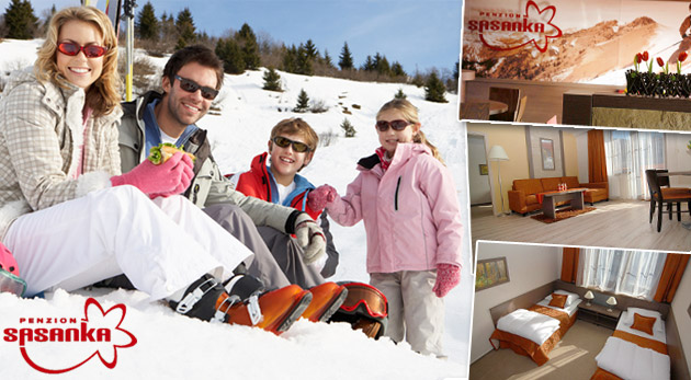 Zimný pobyt na 3 alebo 7 dní v Oščadnici