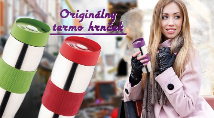Termo hrnček na kávu alebo čaj 