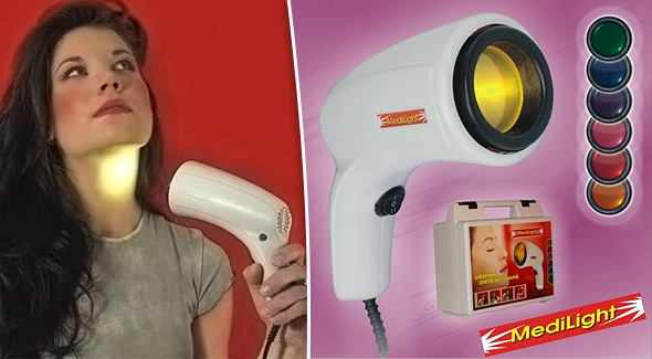 Biolampa MediLight + sada filtrov (7 kusov) a praktický kufrík.