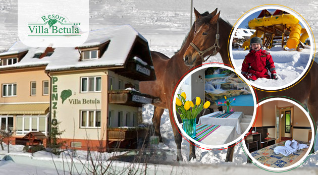 Pobyt na Liptove - VILLA BETULA RESORT***