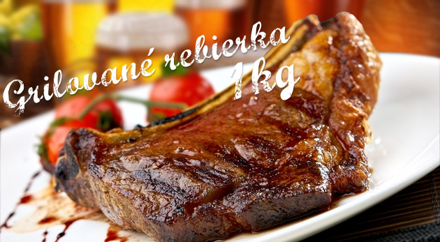 Grilované bravčové rebierka v Oáze pri Draždiaku