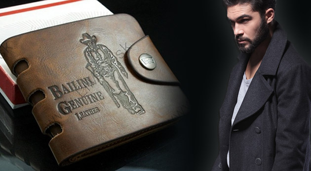 Kožená pánska peňaženka