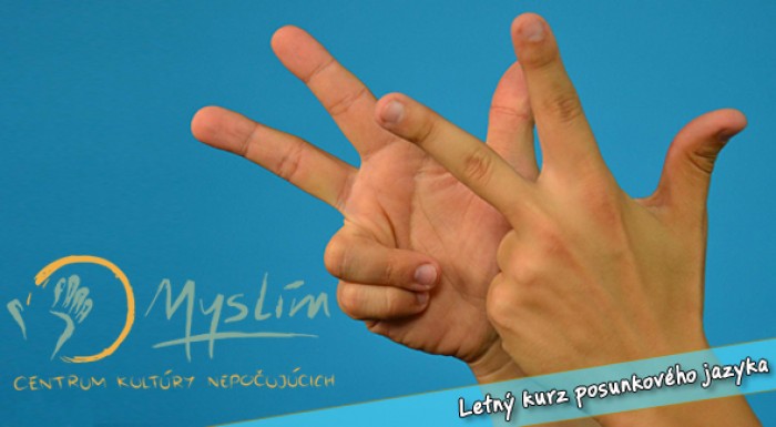 Letný intenzívny kurz posunkového jazyka pre začiatočníkov.
