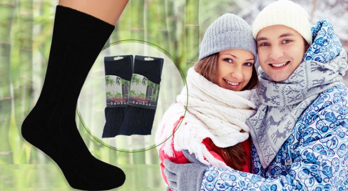 Ponožky z príjemného bambusového vlákna - 6 párov