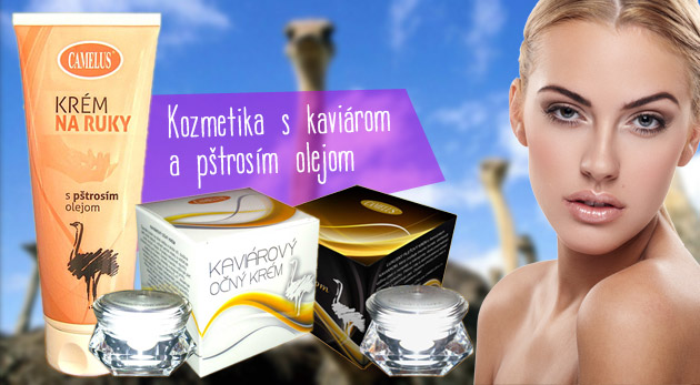 Luxusná kozmetika CAMELUS - očný a pleťový krém