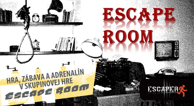 Skupinová adrenalínová hra Escape Room