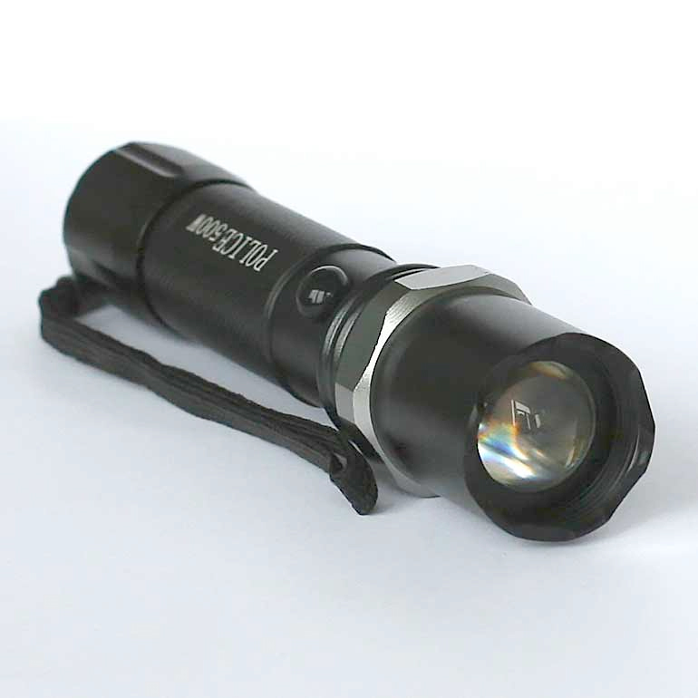 Dobíjacia baterka Police so ZOOM-om (novší model - 5000 lumenov)