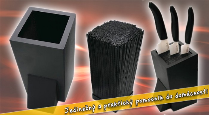 Univerzálny stojan na nože za menej vrátane poštovného.